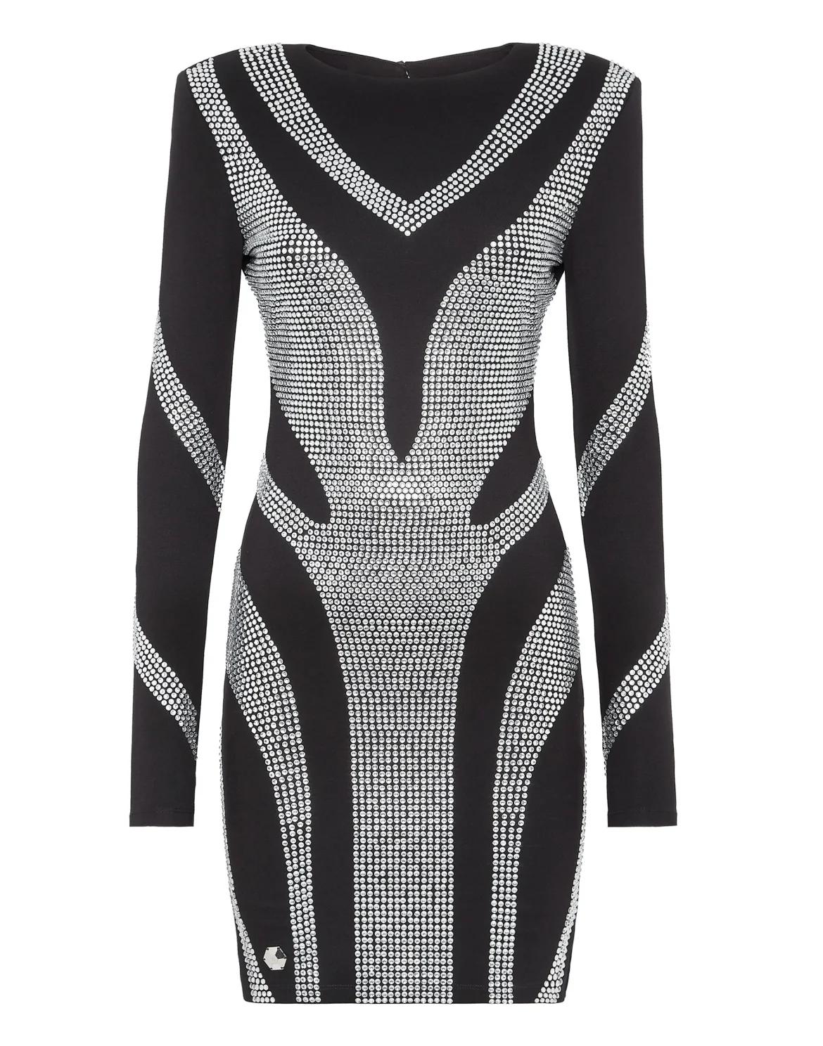 Short Dress LS Crystal, цвет: Мультиколор
