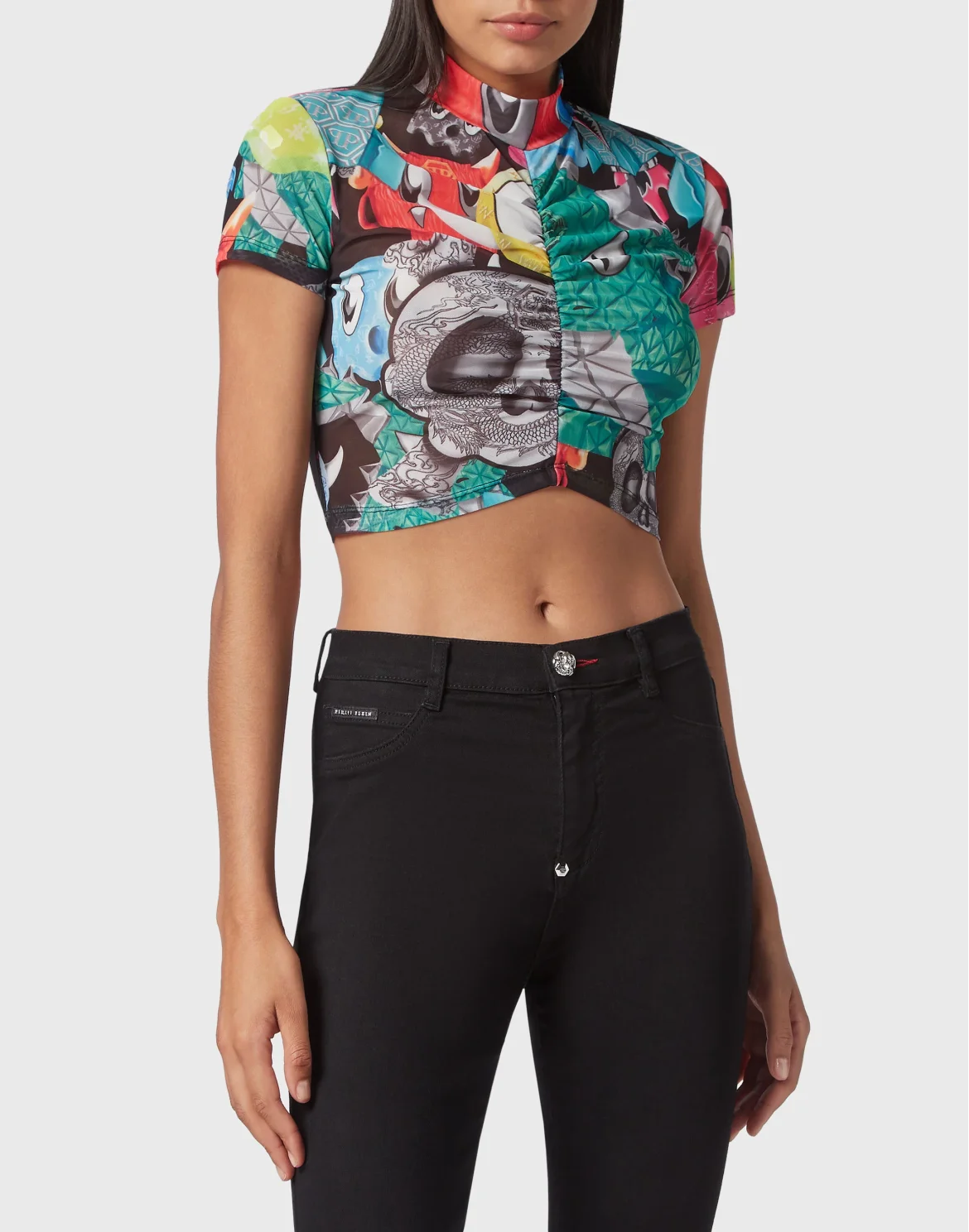 Crop Top Wrinkless, цвет: Мультиколор