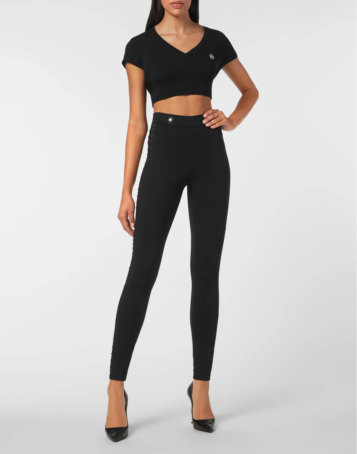 High Waist Leggings, цвет: Черный
