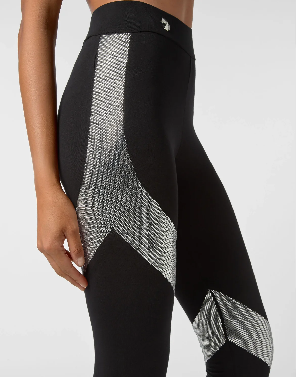 High Waist Leggings Crystal, цвет: Черный