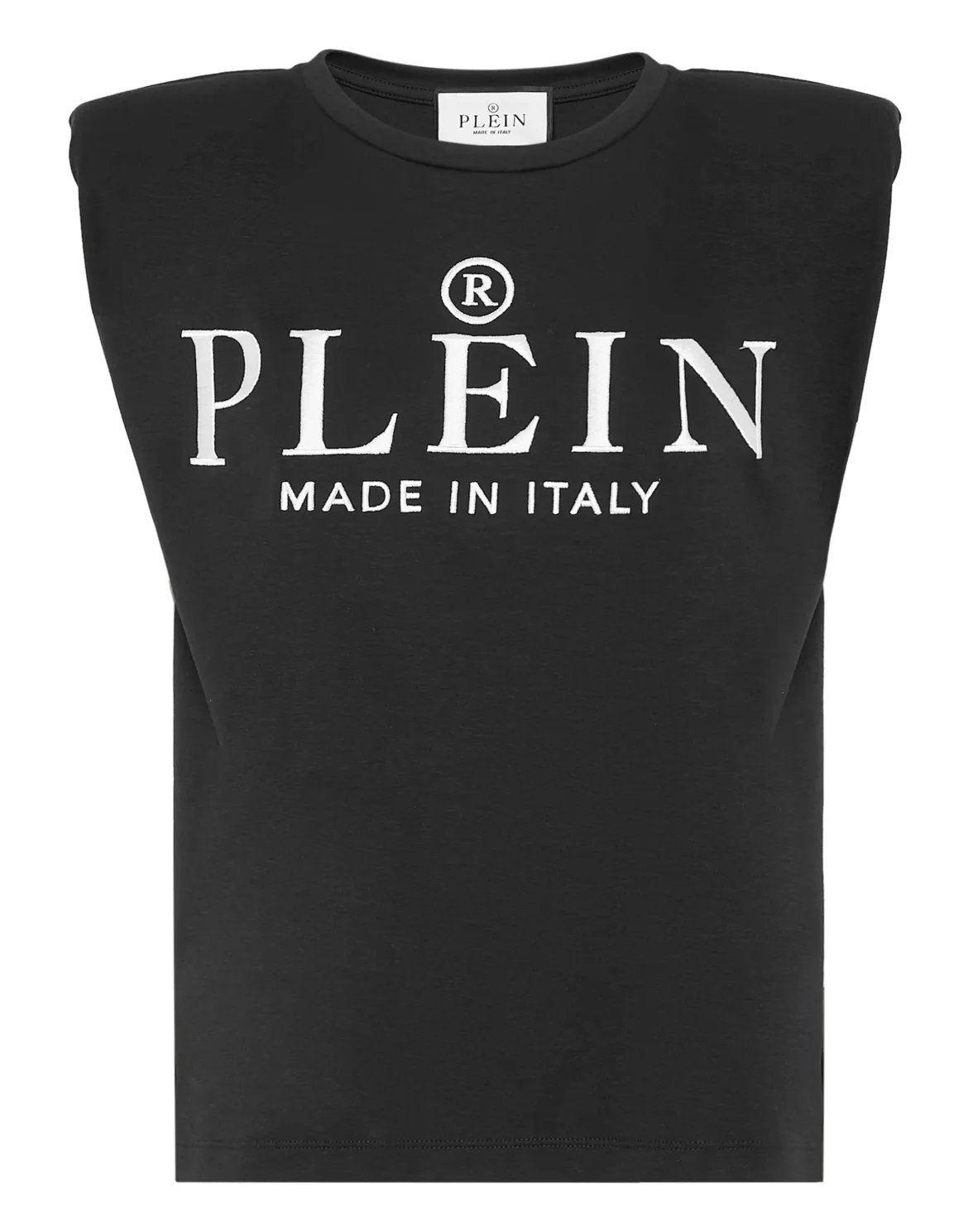 Tank Top Padded Shoulder Philipp Plein TM, цвет: Черный