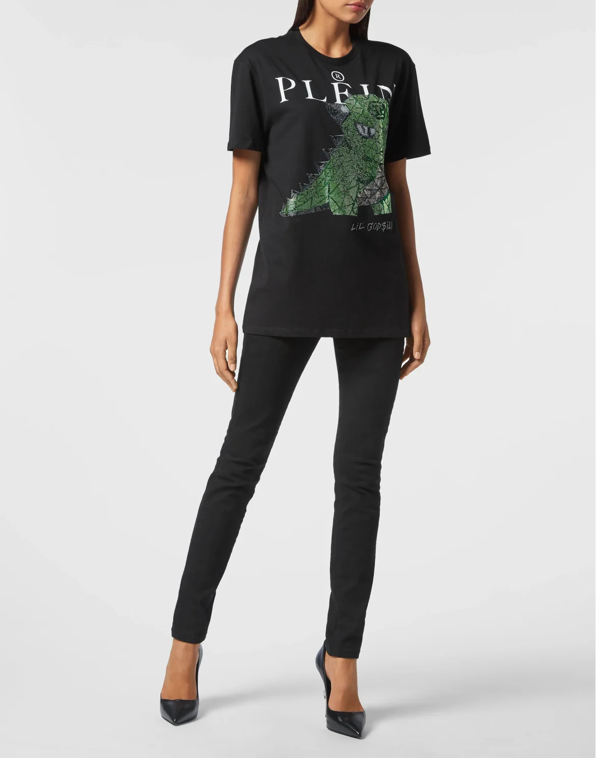 T-shirt Round Neck SS Man Fit, цвет: Черный