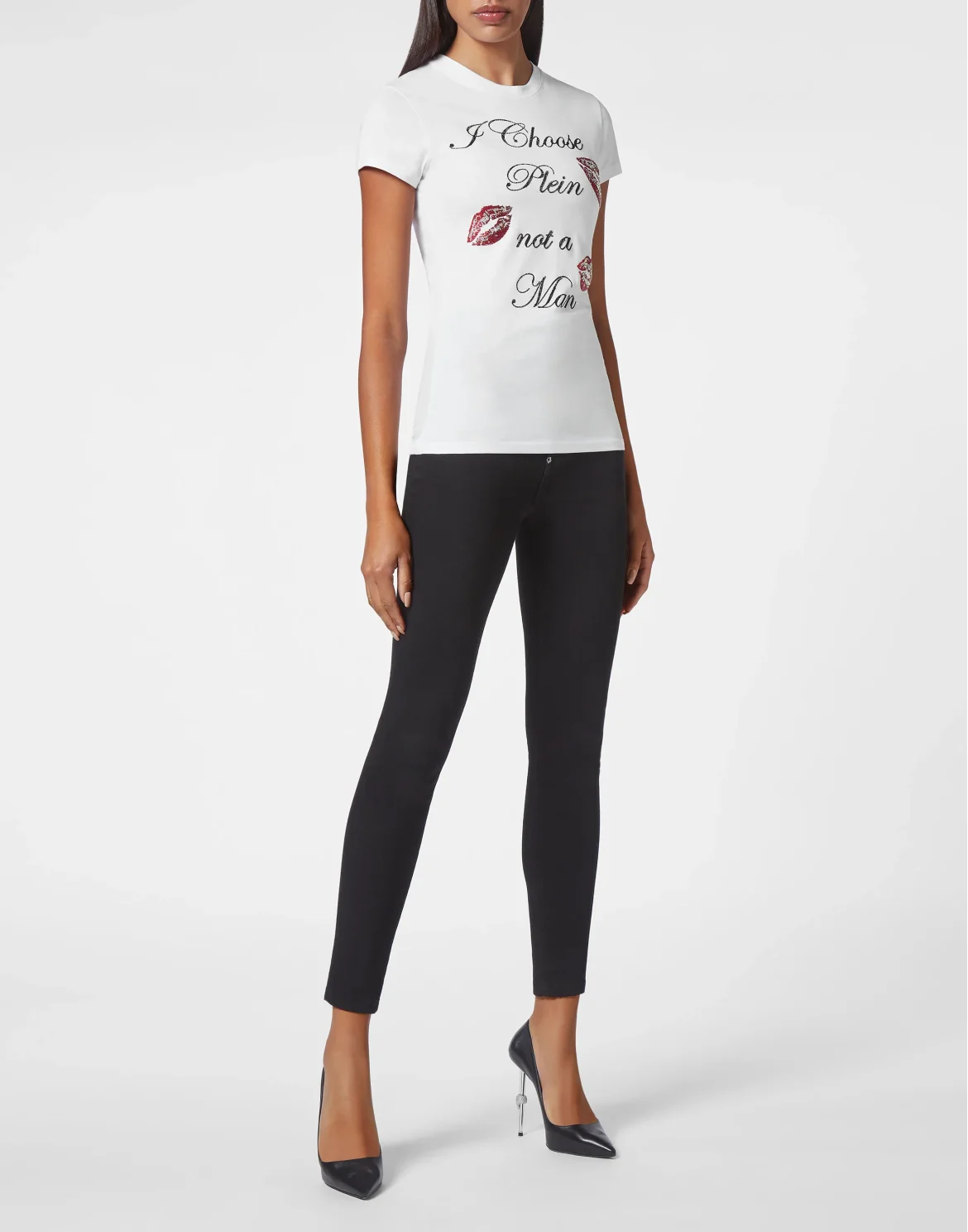 T-shirt Round Neck SS Sexy Pure Fit, цвет: Белый