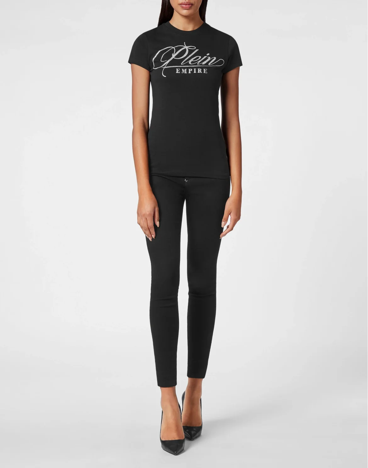 T-shirt Round Neck SS Sexy Pure Fit, цвет: Черный