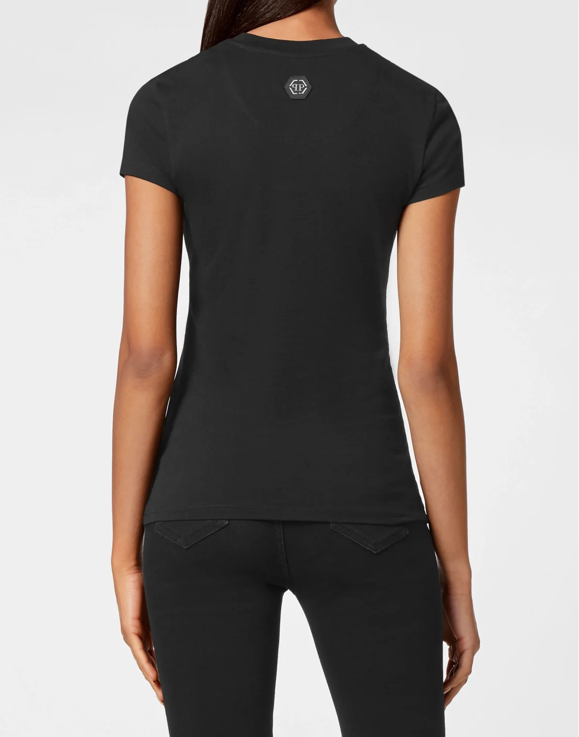 T-shirt Round Neck SS Sexy Pure Fit, цвет: Черный
