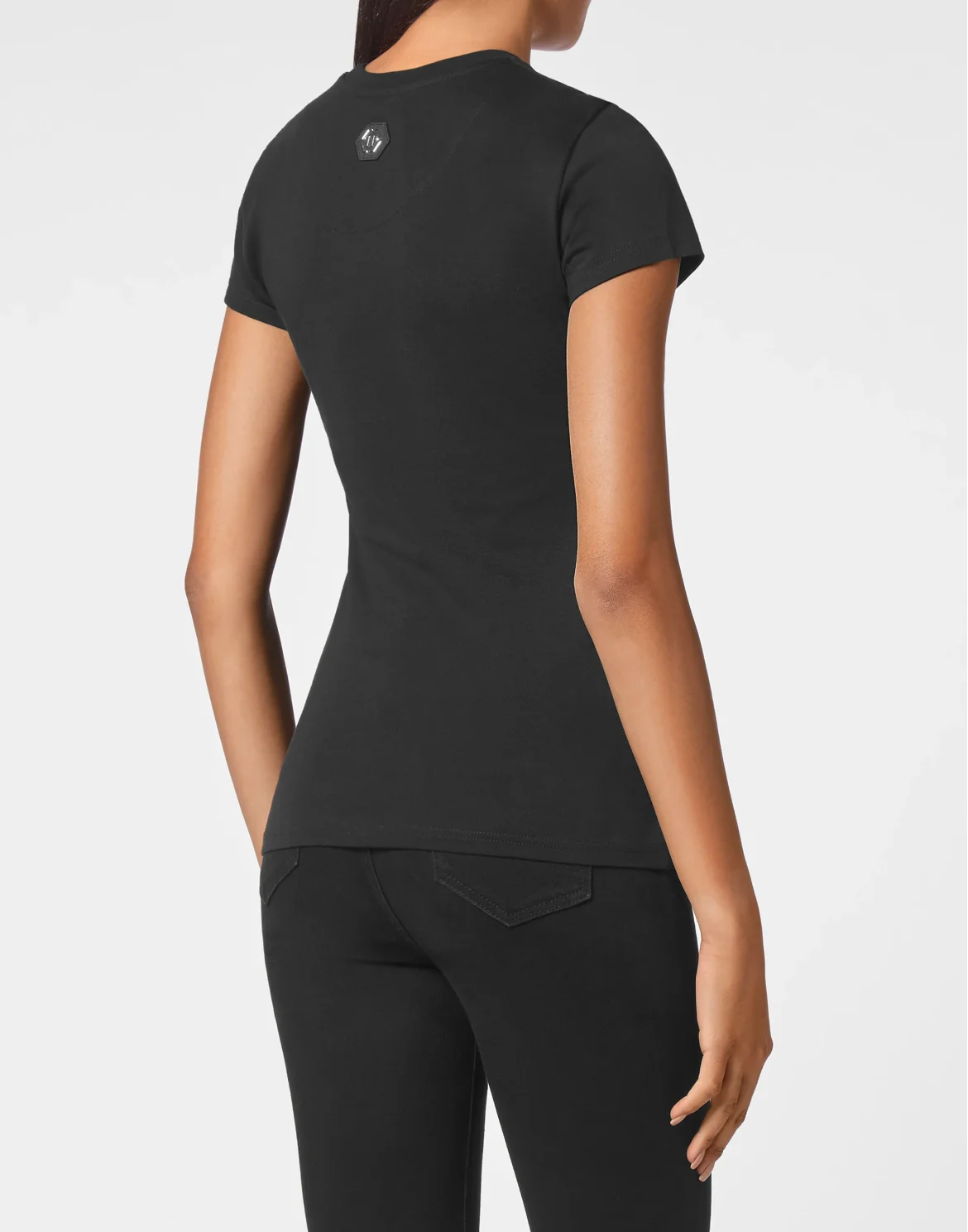 T-shirt Round Neck SS Sexy Pure Fit, цвет: Черный