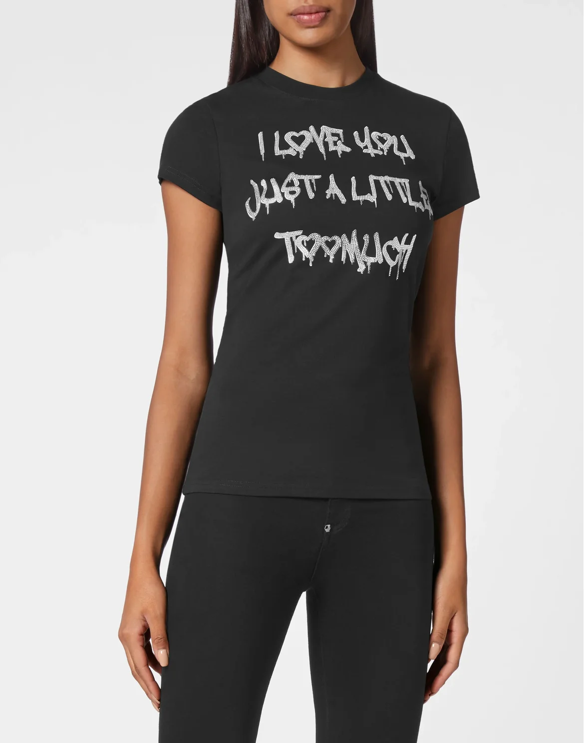 T-shirt Round Neck SS Sexy Pure Fit, цвет: Черный
