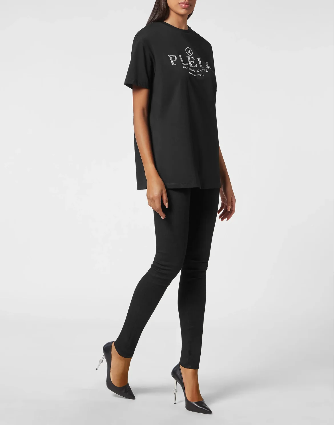 T-shirt Round Neck SS Man Fit, цвет: Черный
