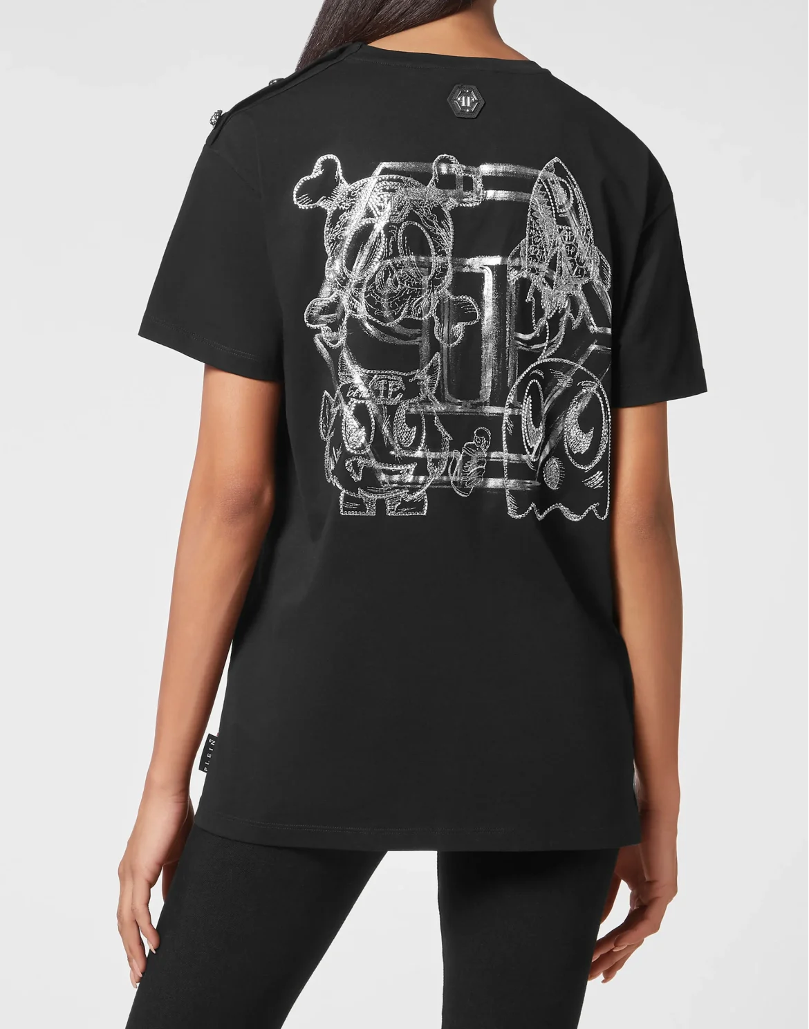 T-shirt Round Neck SS Man Fit, цвет: Черный