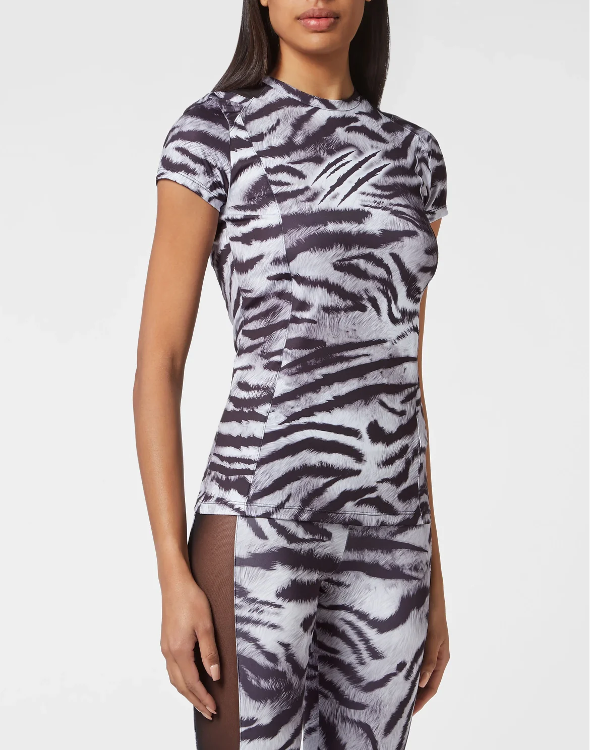 T-shirt Round Neck SS Tiger, цвет: Черный