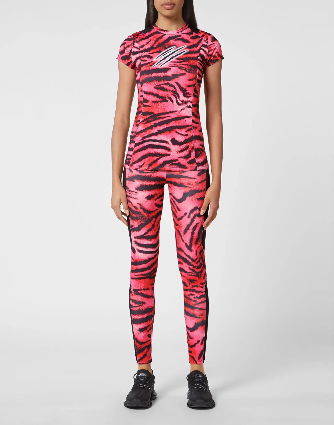 T-shirt Round Neck SS Tiger, цвет: Розовый
