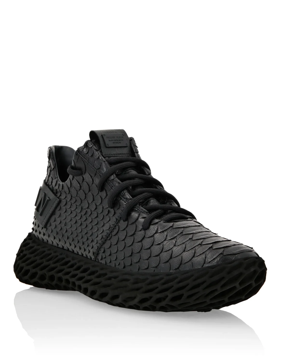RUNNER SNEAKERS $KELETON PYTHON VIPER, цвет: Черный