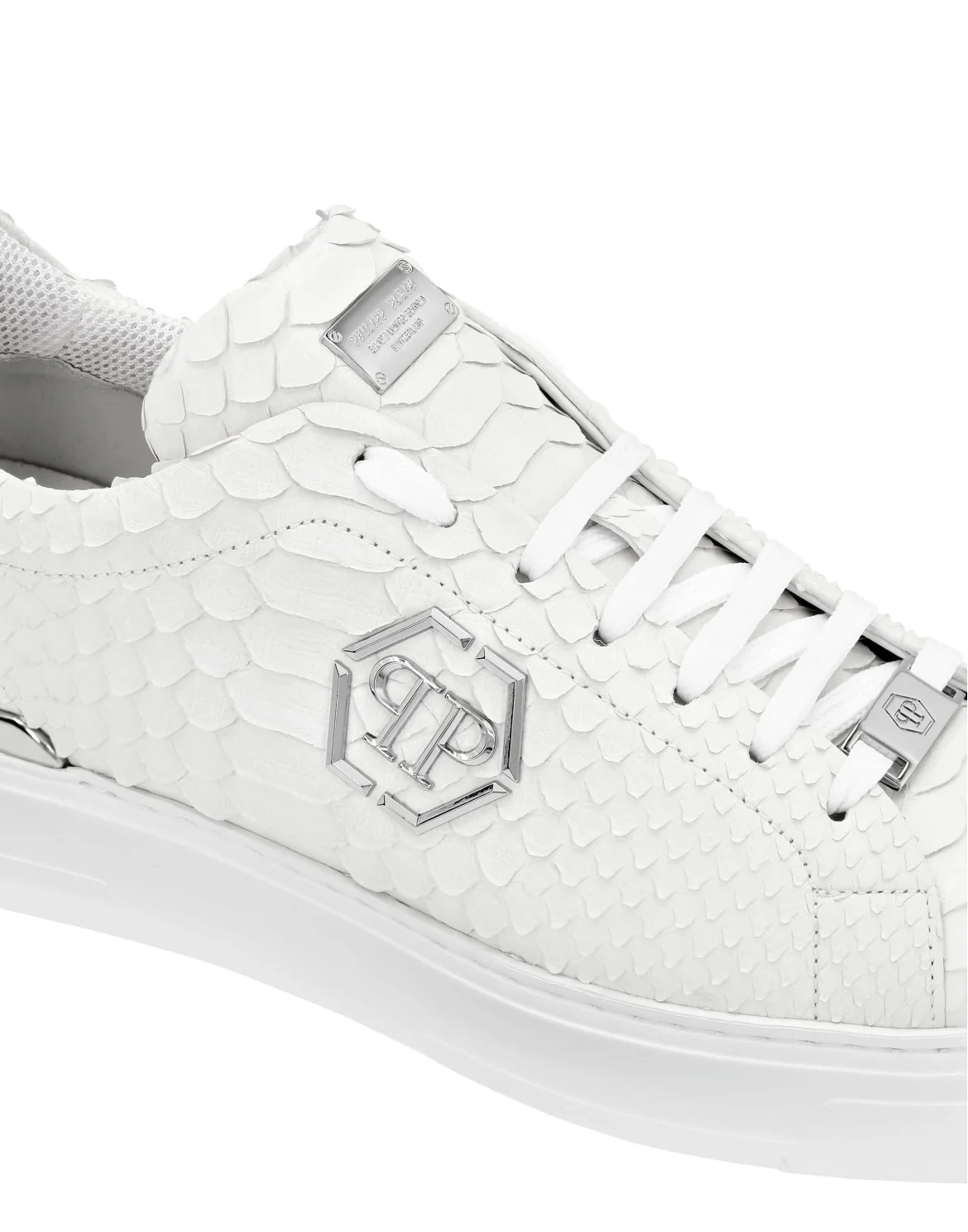 Python Lo-Top Sneakers Luxury, цвет: Белый