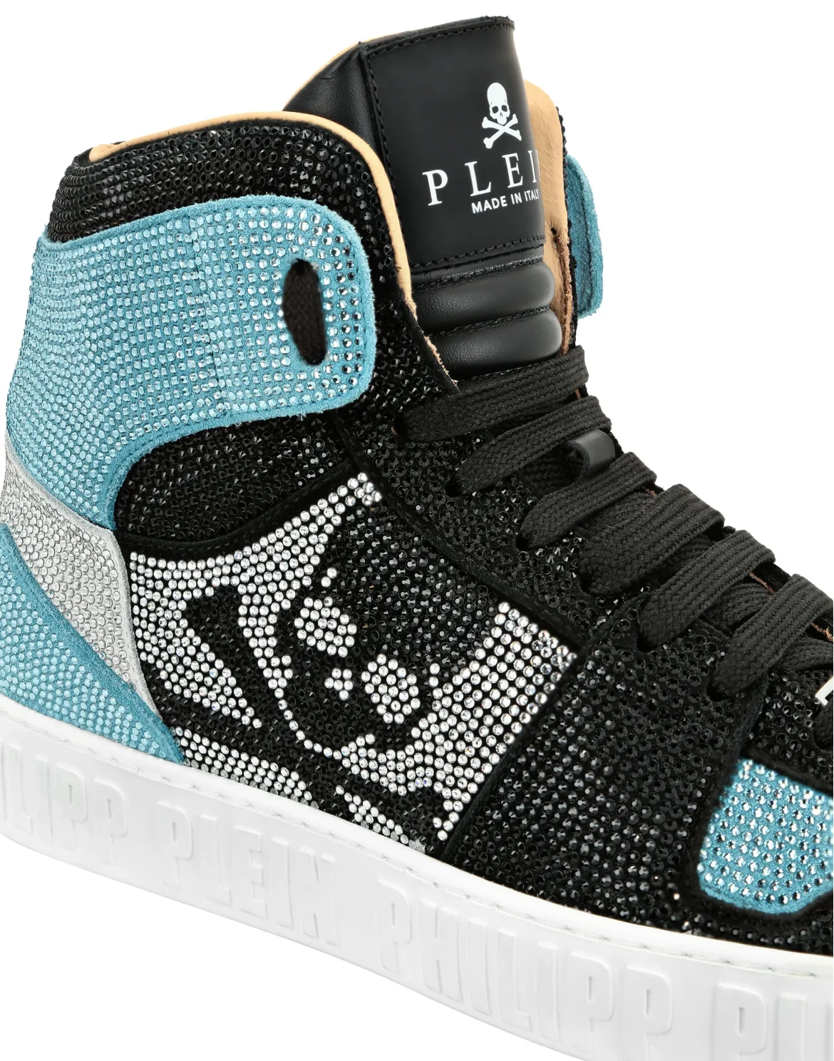 NOTORIOUS  HI-TOP with Crystals, цвет: Синий