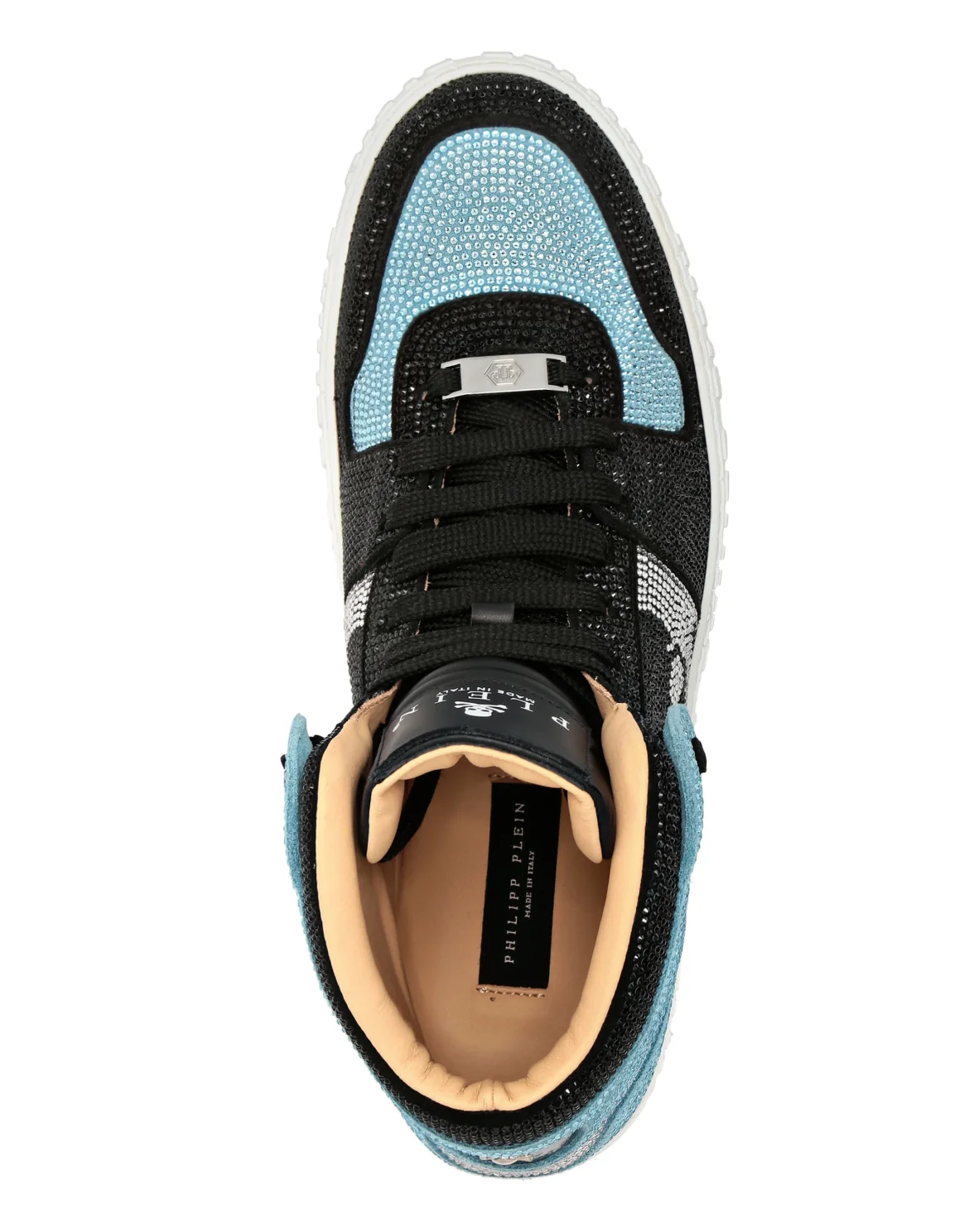 NOTORIOUS  HI-TOP with Crystals, цвет: Синий