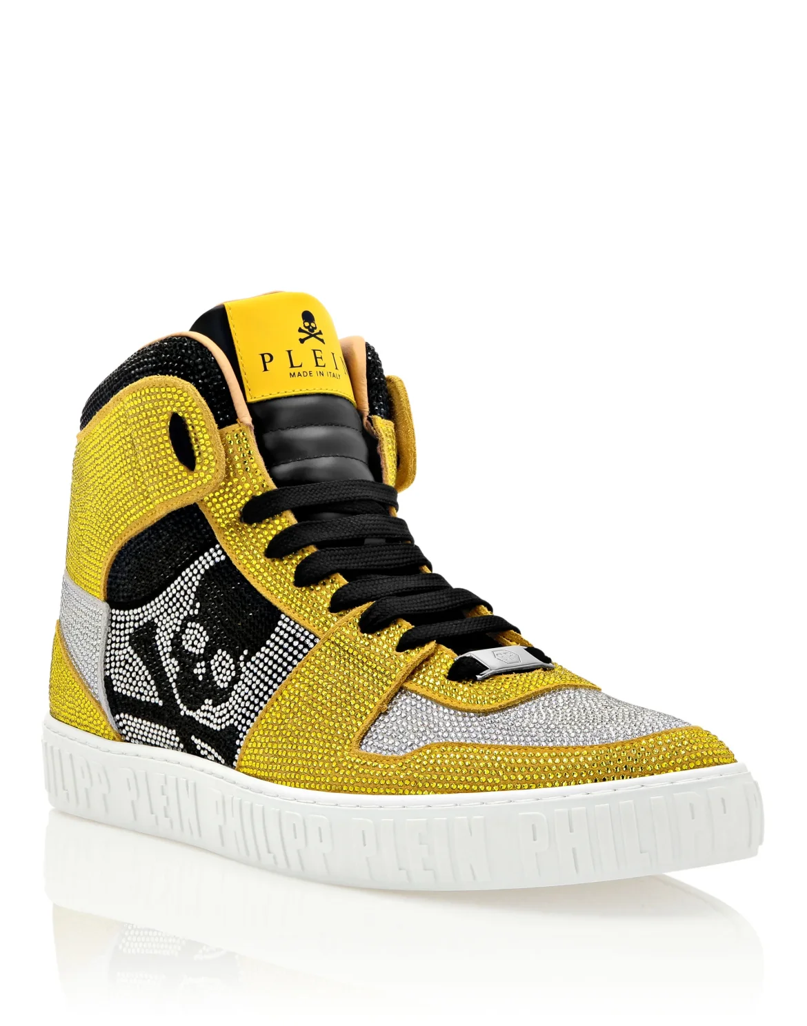 NOTORIOUS  HI-TOP with Crystals, цвет: Желтый