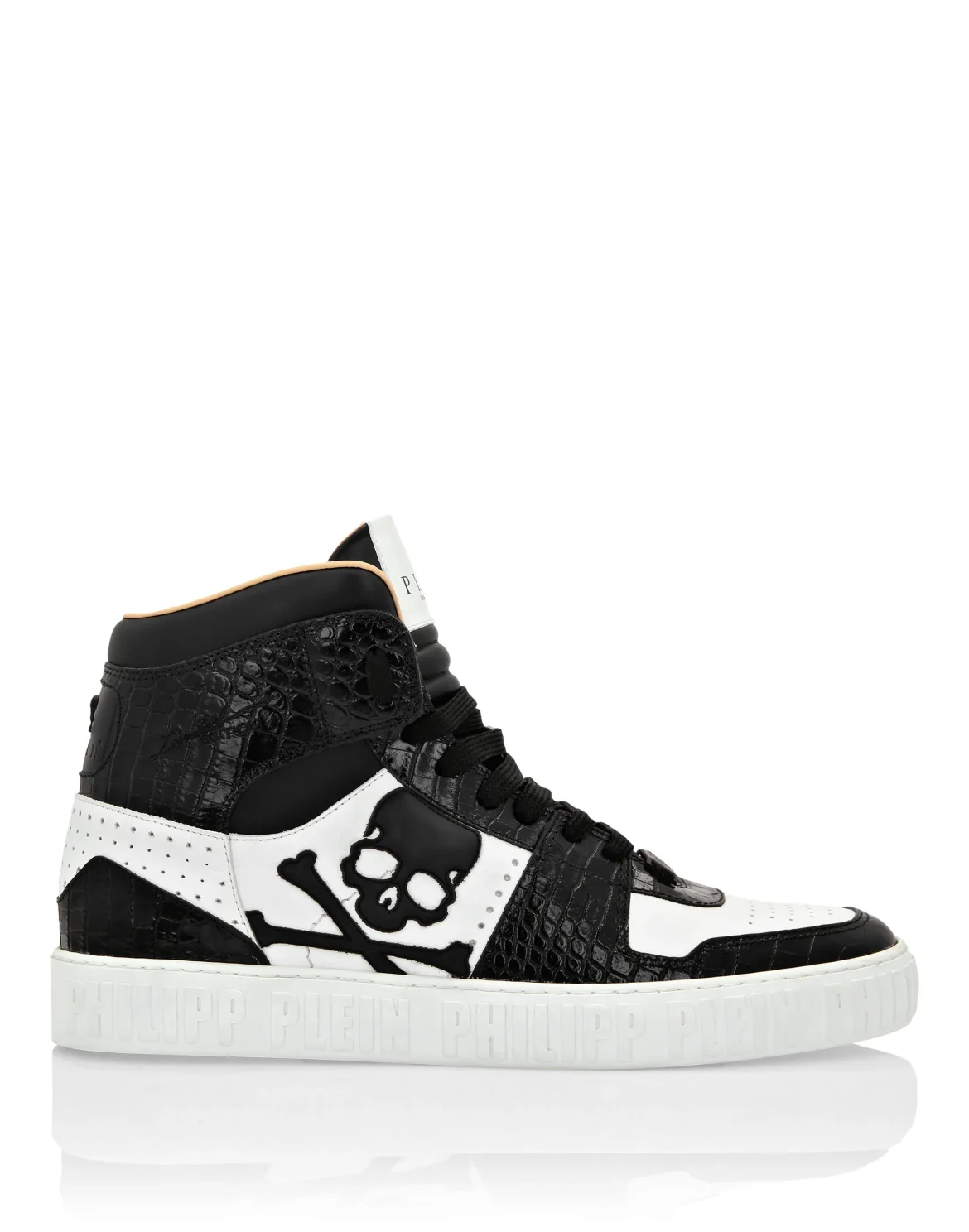 Hi-Top Sneakers Skull, цвет: Черный