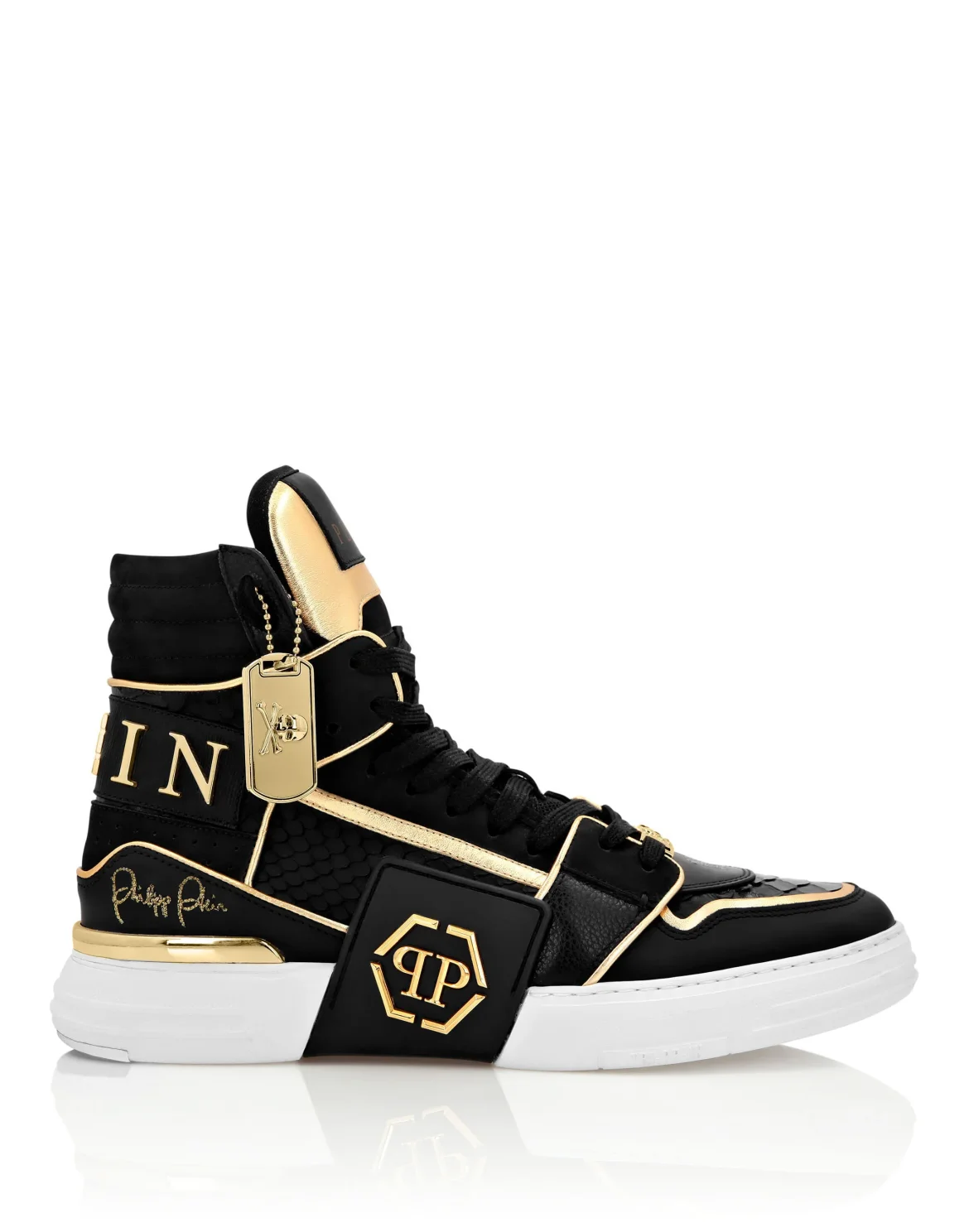 Hi-Top Sneakers Hexagon, цвет: Черный