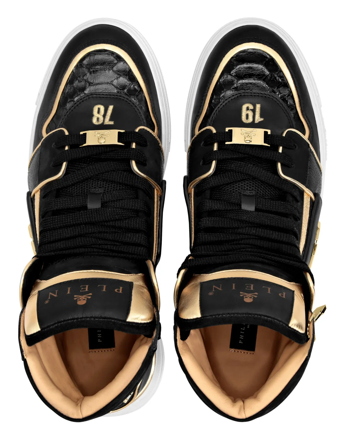 Hi-Top Sneakers Hexagon, цвет: Черный