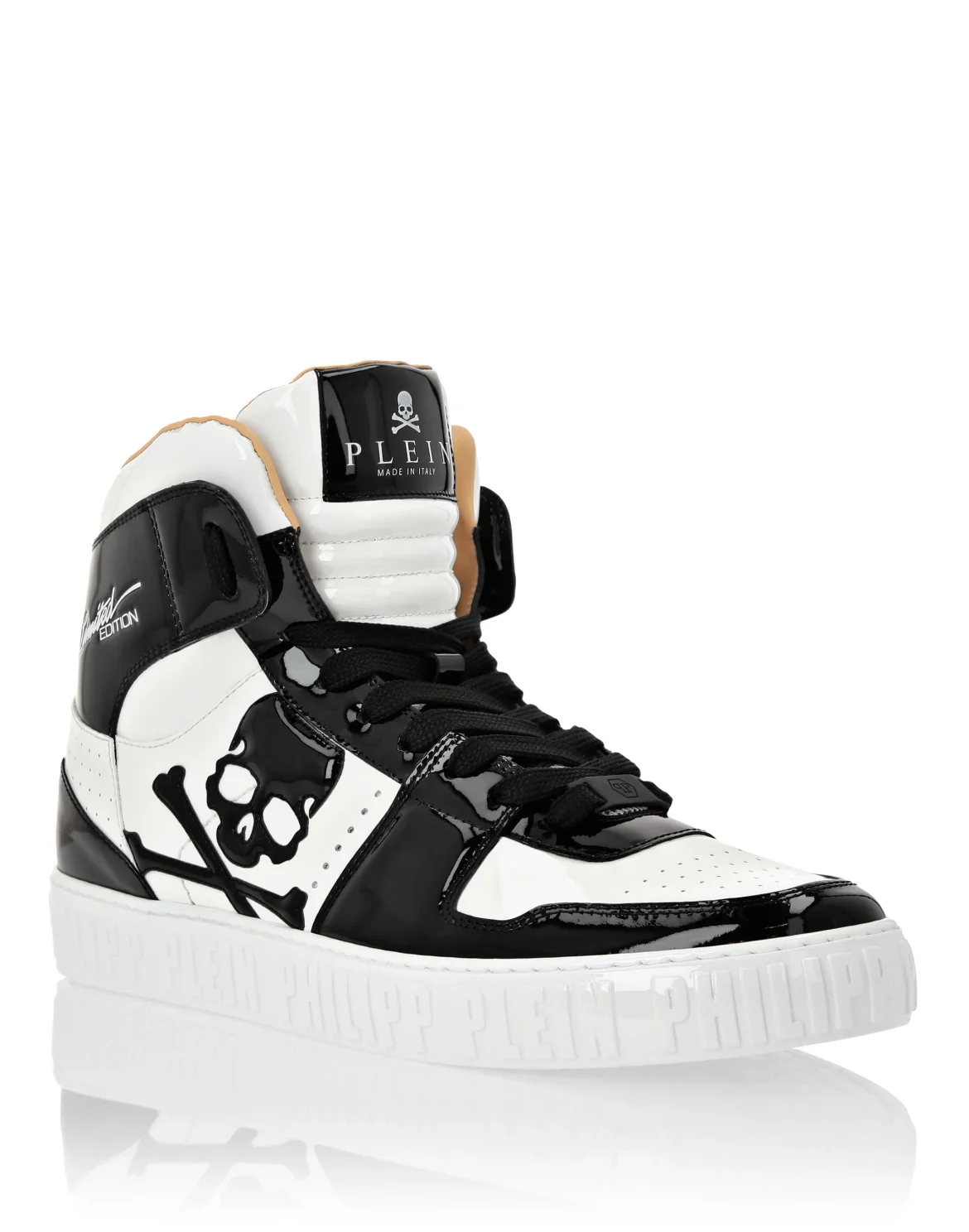 Hi-Top Sneakers Skull, цвет: Белый