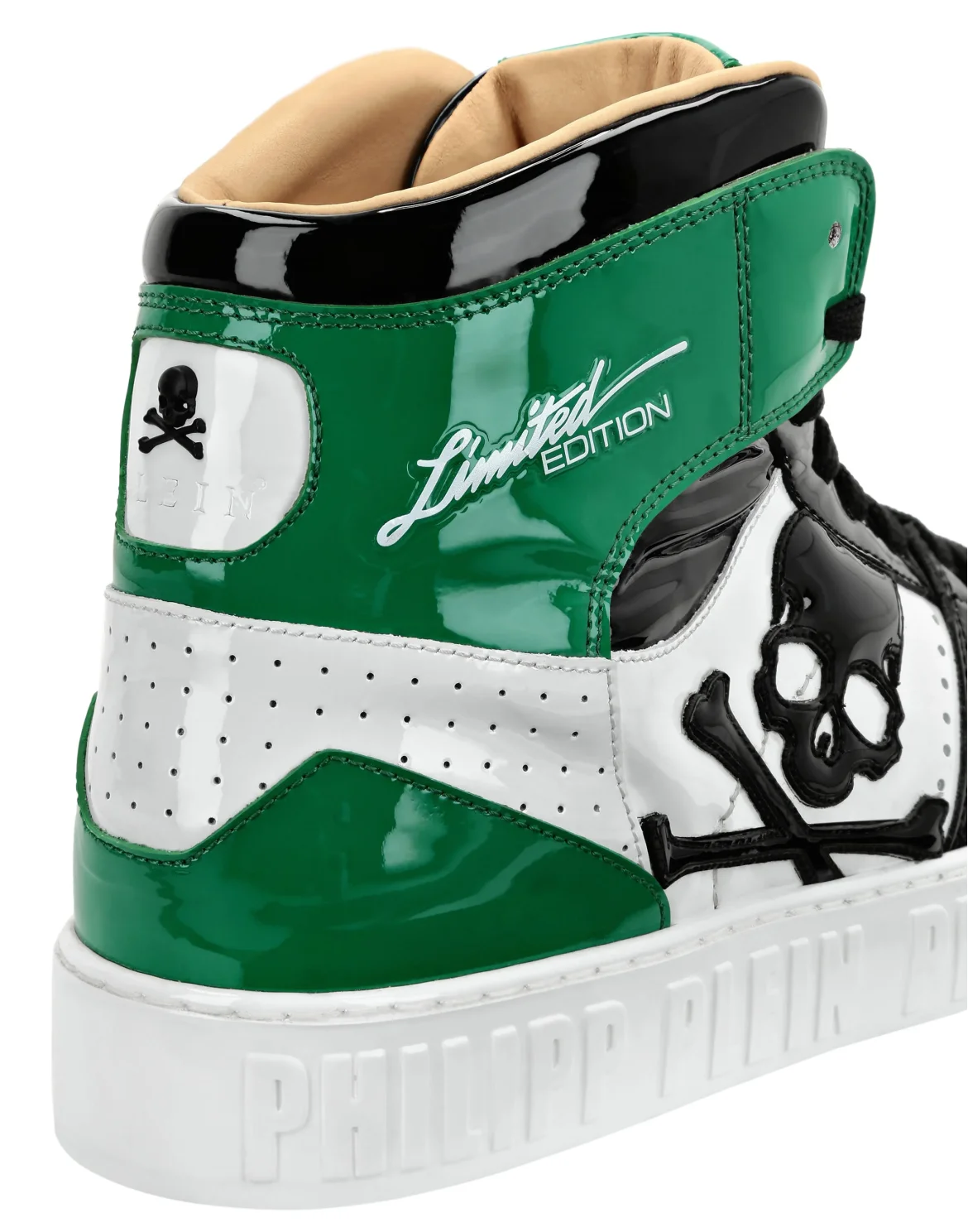 Hi-Top Sneakers Skull, цвет: Зеленый