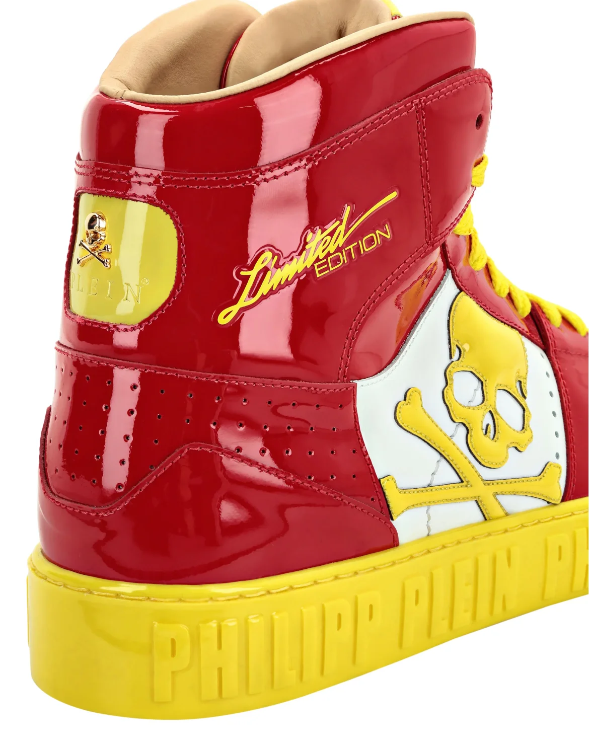 Hi-Top Sneakers Skull, цвет: Желтый