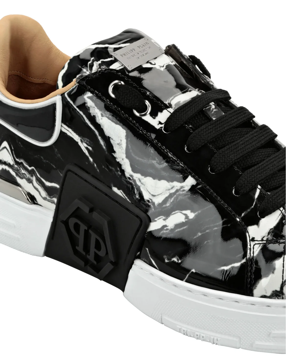 Lo-Top Sneakers Marble, цвет: Черный
