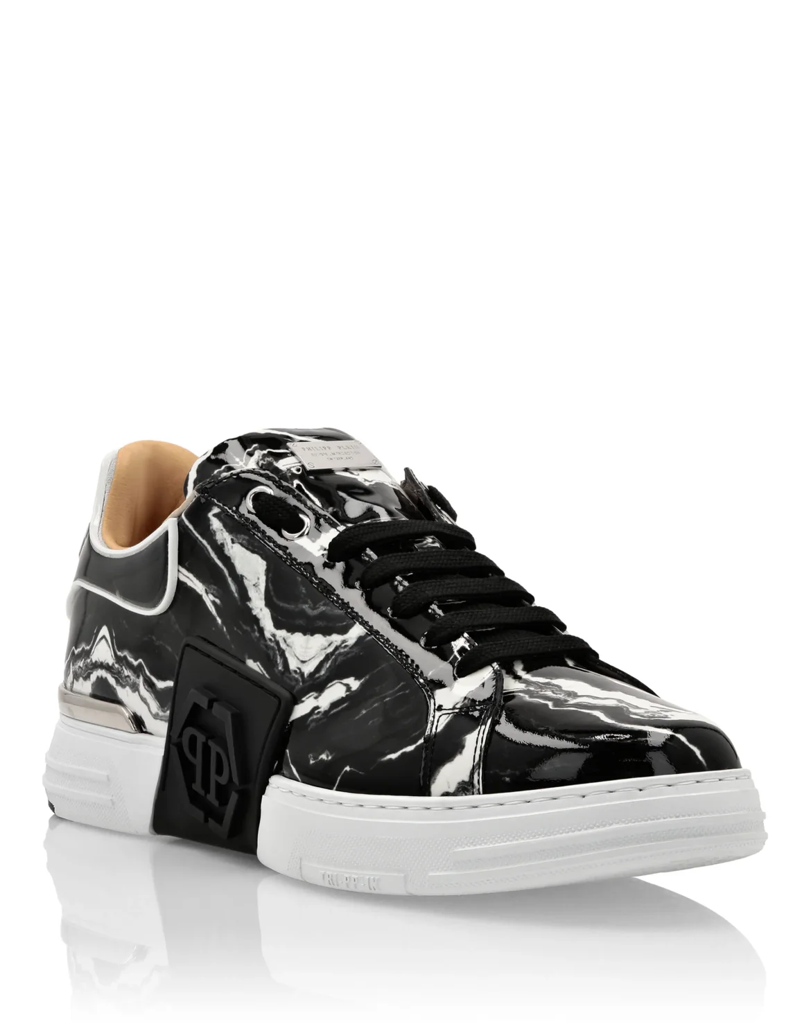 Lo-Top Sneakers Marble, цвет: Черный