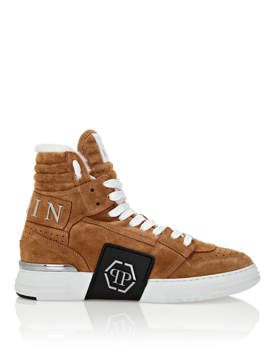 Hi-Top Sneakers Hexagon, цвет: Бежевый