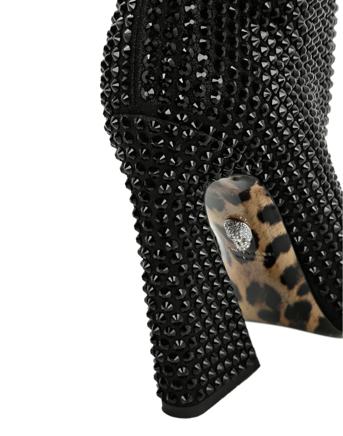 bootie high heels strass Crystal, цвет: Черный