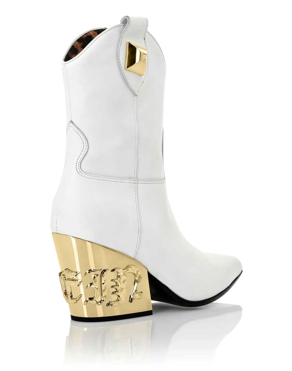 CowBoy Mid-Heel Boots  Gothic Plein, цвет: Белый