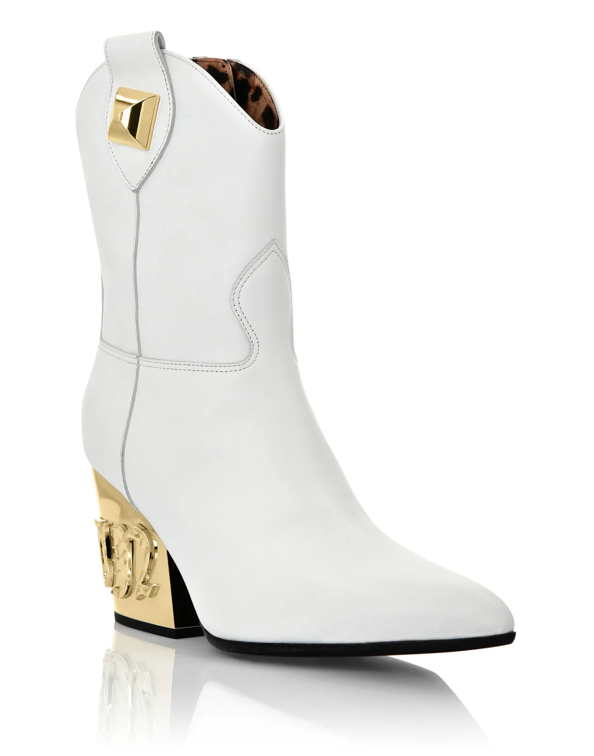 CowBoy Mid-Heel Boots  Gothic Plein, цвет: Белый