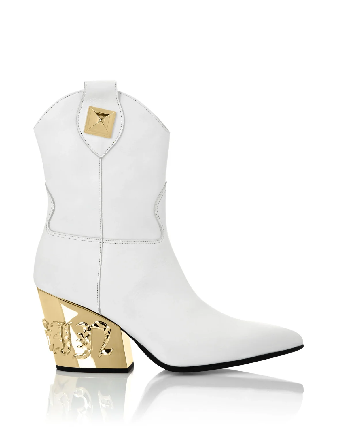 CowBoy Mid-Heel Boots  Gothic Plein, цвет: Белый