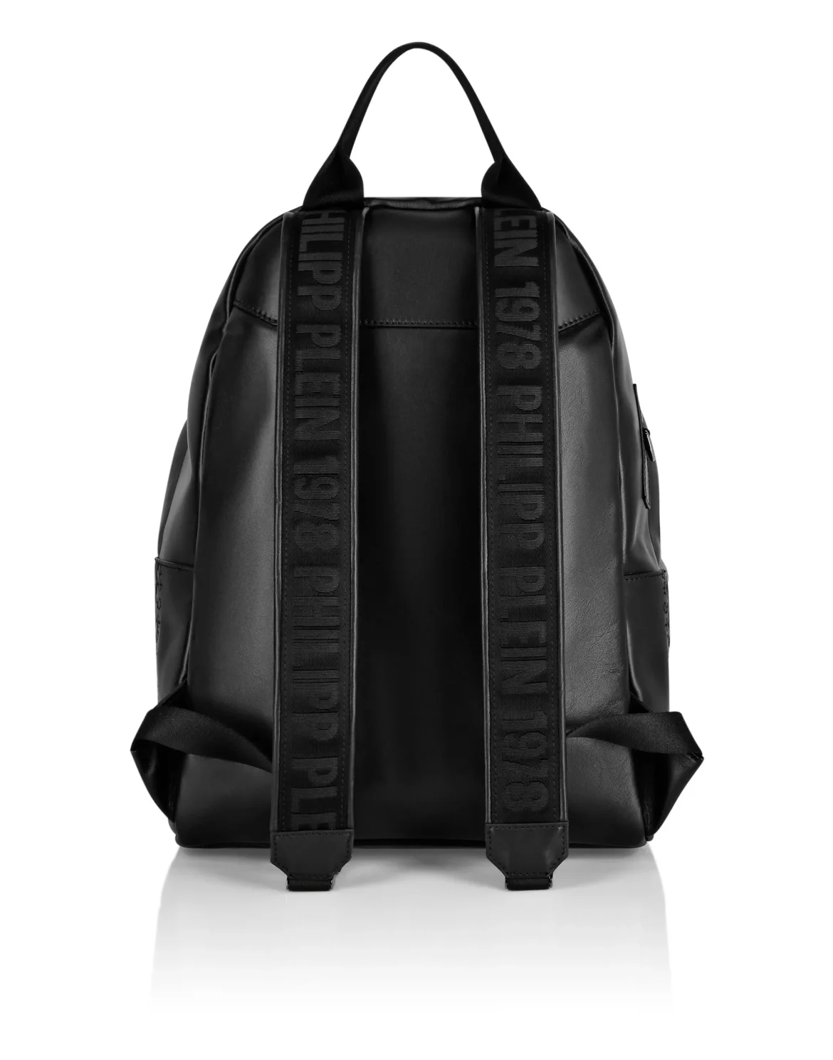 Embroidered Leather Backpack Paisley, цвет: Черный