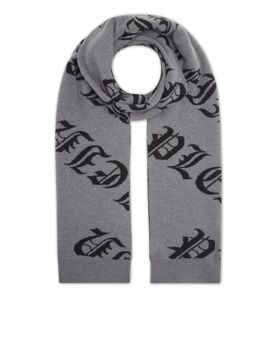 Wool Scarf Gothic Plein, цвет: Серый