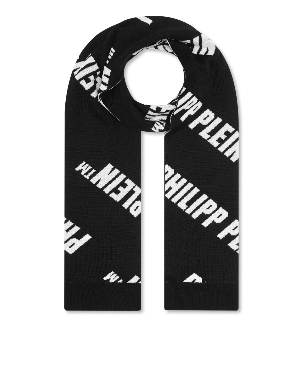 Jacquard Scarf Philipp Plein TM, цвет: Черный
