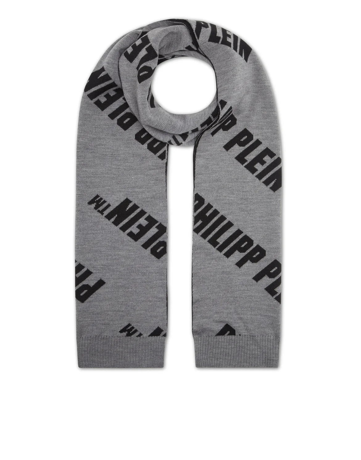 Jacquard Scarf Philipp Plein TM, цвет: Серый