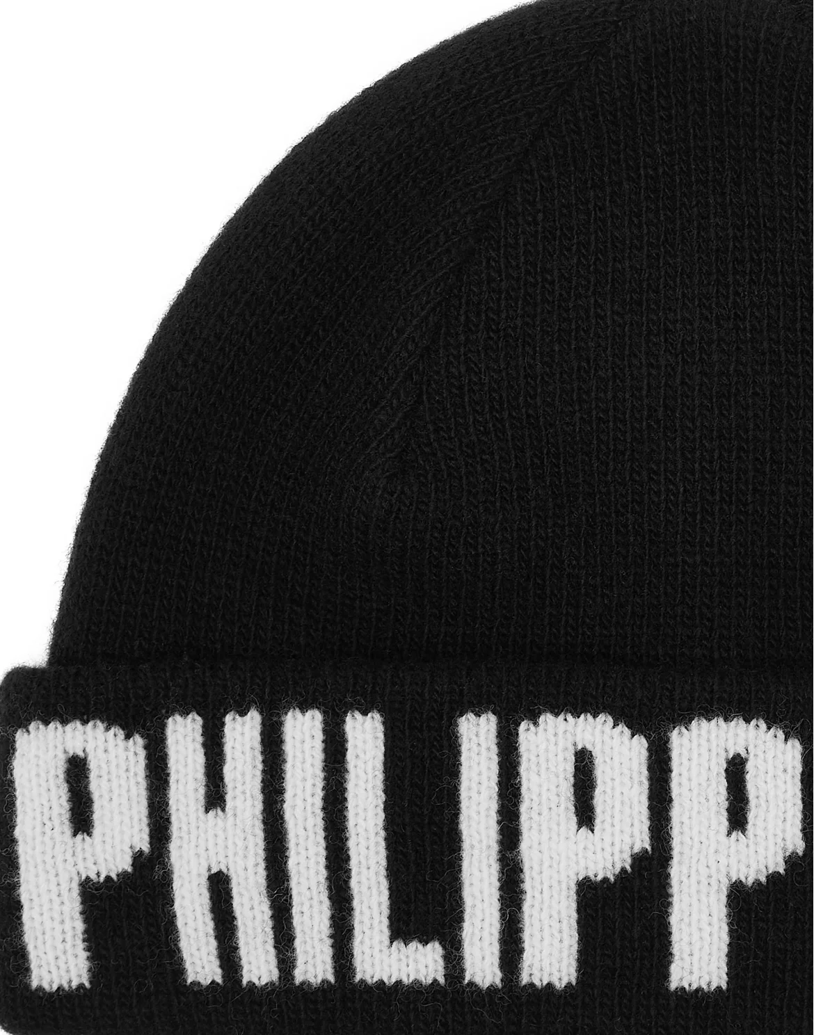 Jacquard Beanie Philipp Plein TM, цвет: Черный