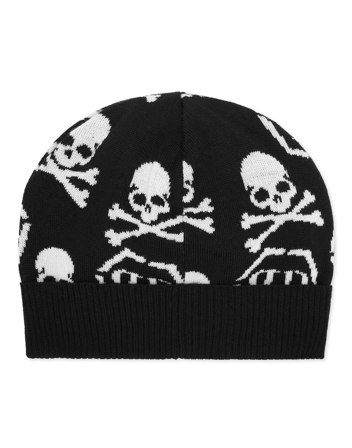 Wool Beanie Skull&Bones, цвет: Черный