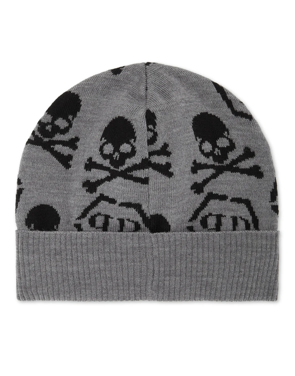Wool Beanie Skull&Bones, цвет: Серый