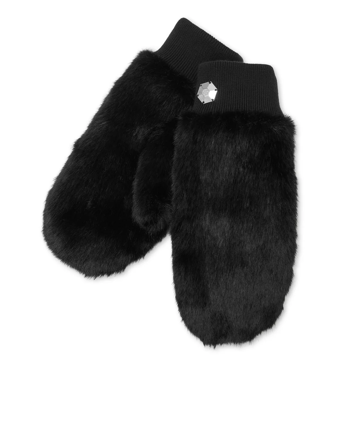 Eco Fur Gloves, цвет: Черный