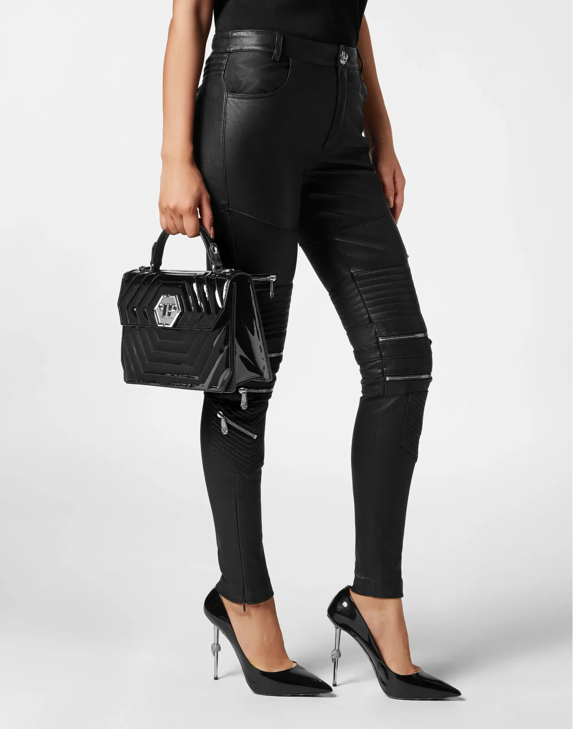 Medium Handle Bag Superheroine, цвет: Черный