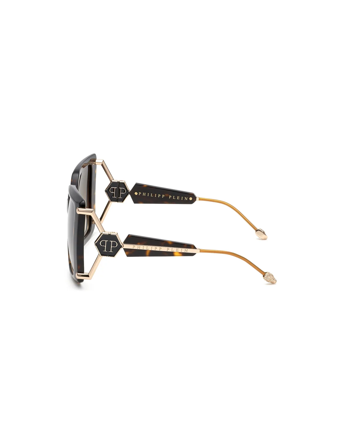 Plein Queen Sunglasses, цвет: Коричневый