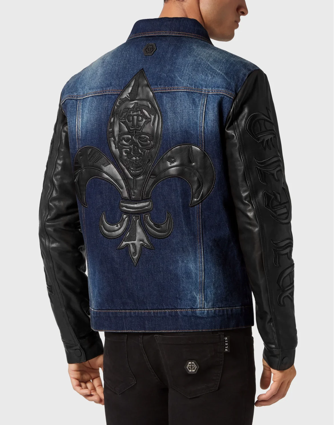 Denim Jacket Gothic Plein, цвет: Синий