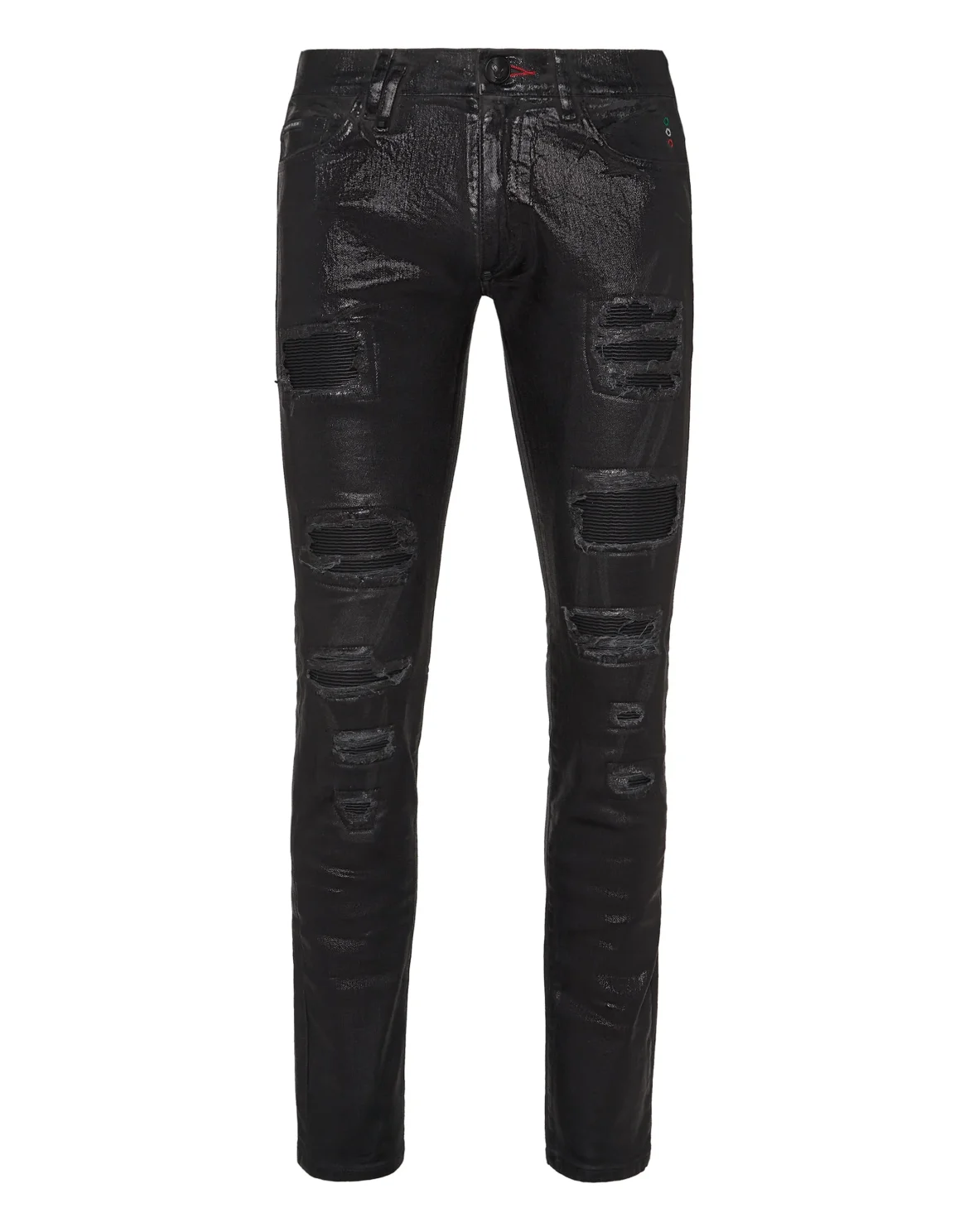 Denim Trousers Biker Fit, цвет: Черный