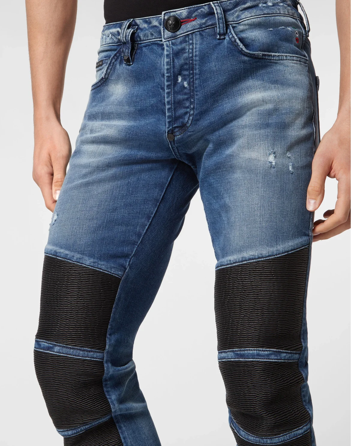 Denim Trousers Super Straight Cut, цвет: Синий