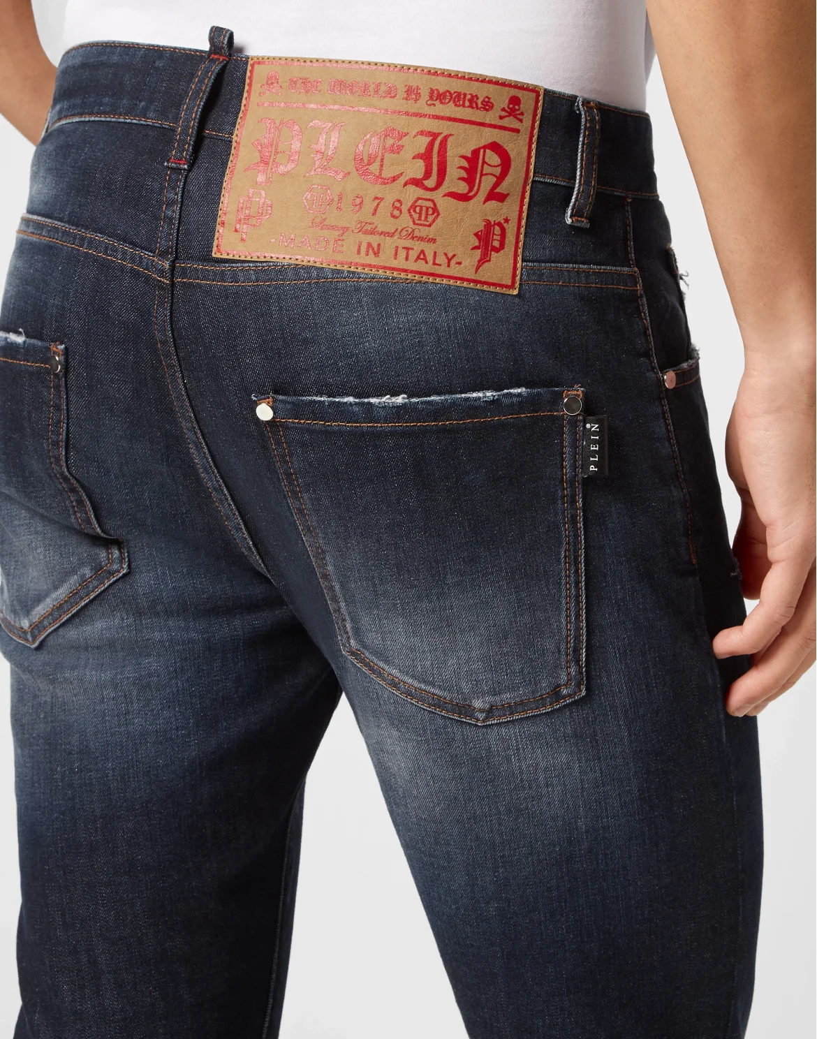 Denim Trousers Skinny Fit, цвет: Синий
