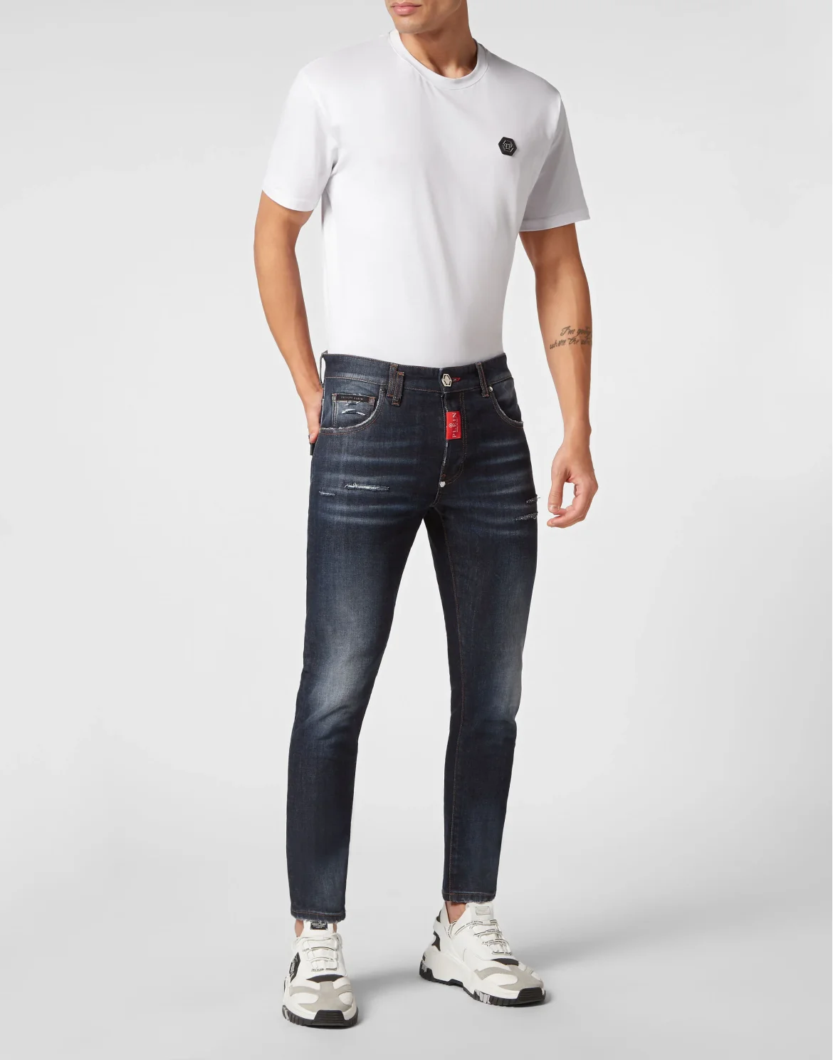 Denim Trousers Skinny Fit, цвет: Синий