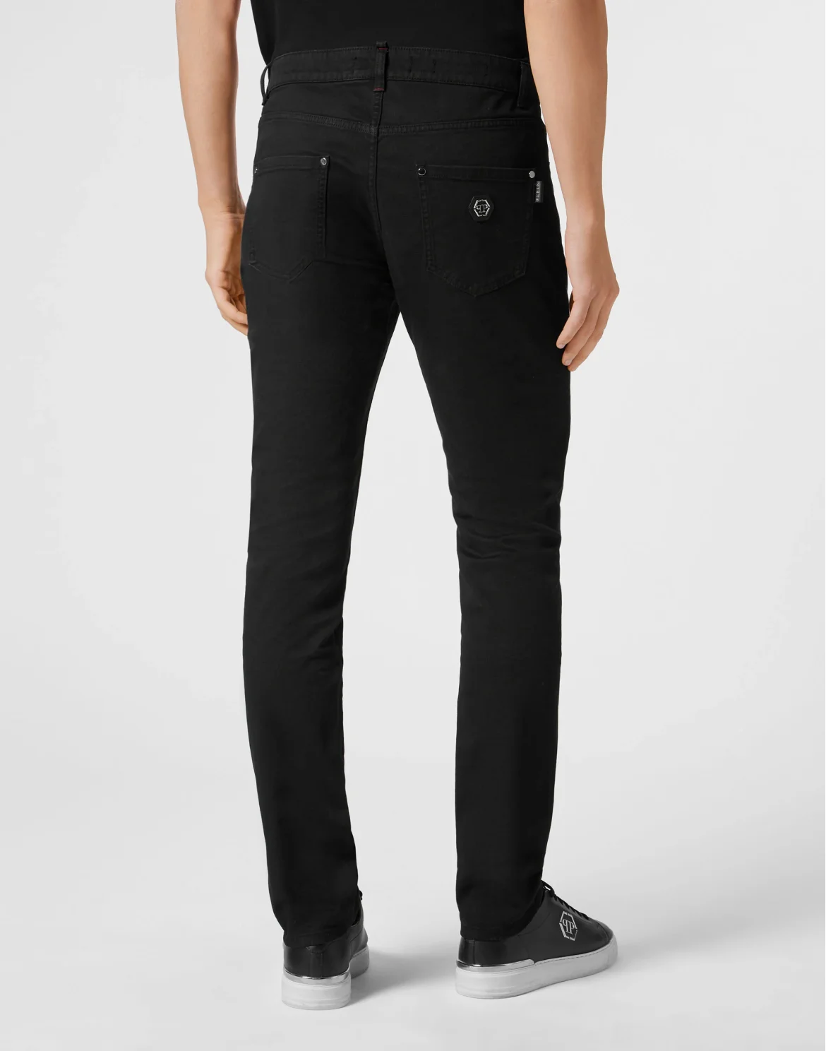 Denim Trousers Super Straight Cut Fit, цвет: Черный