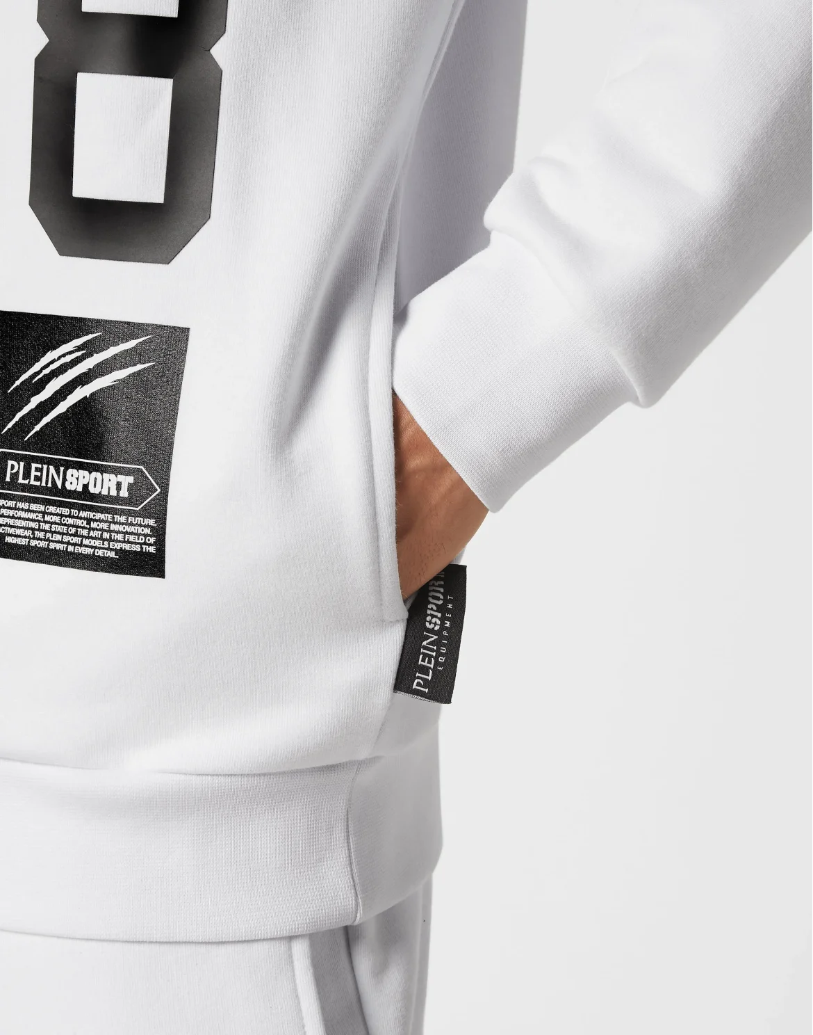Hoodie Sweatshirt Multilogo, цвет: Белый